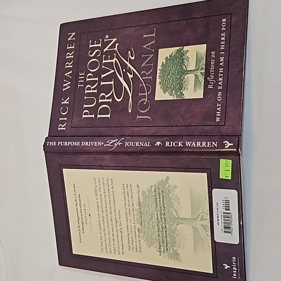 The Purpose Driven Life Journal Rick Warren  Inspirio Prayer Book 2002 - Picture 17 of 17